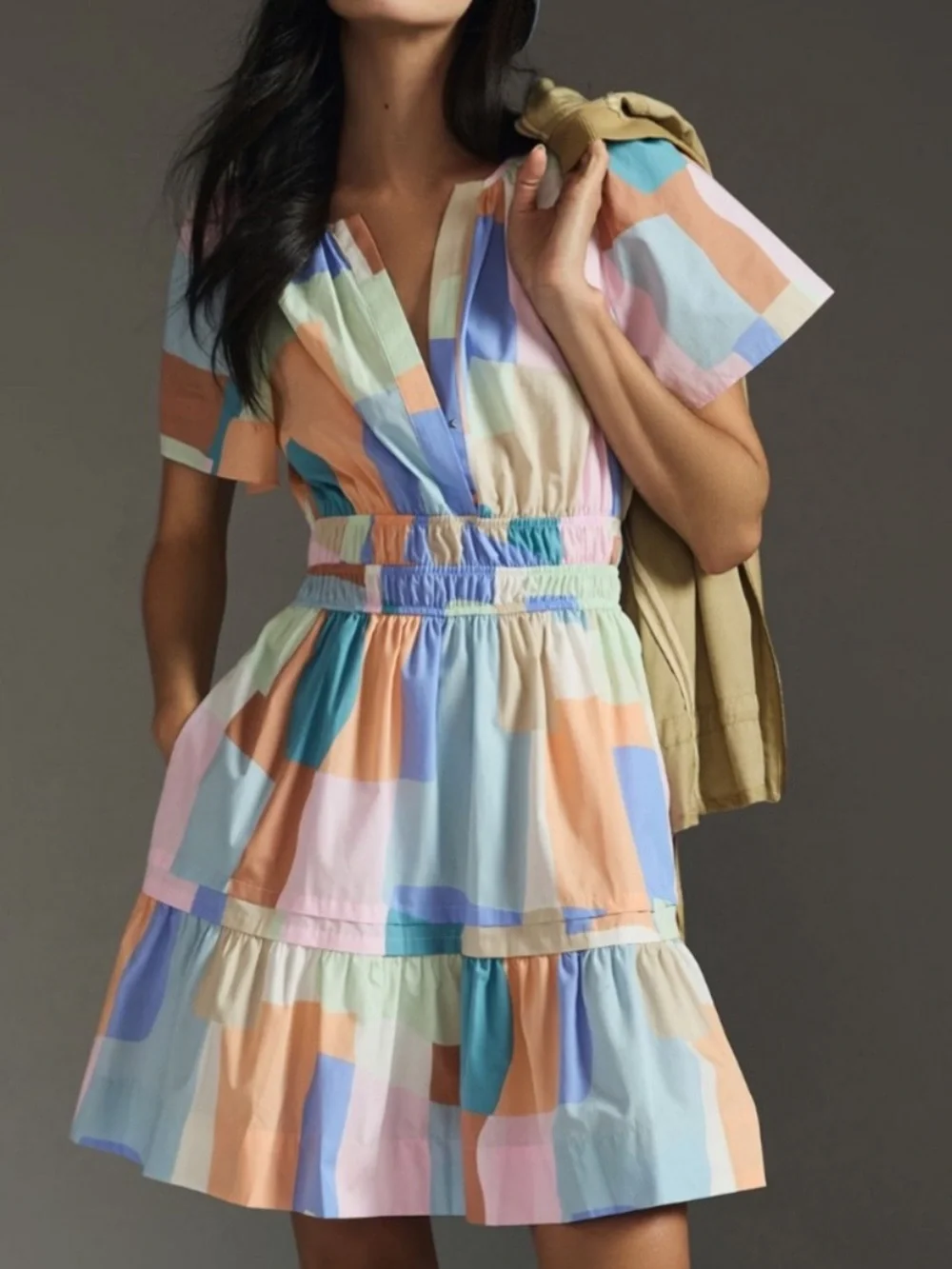 anthropologie pastel dress Pastel Bridesmaid Dresses & Gowns